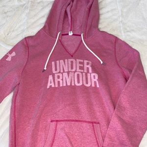 pink under armor sweatshirt